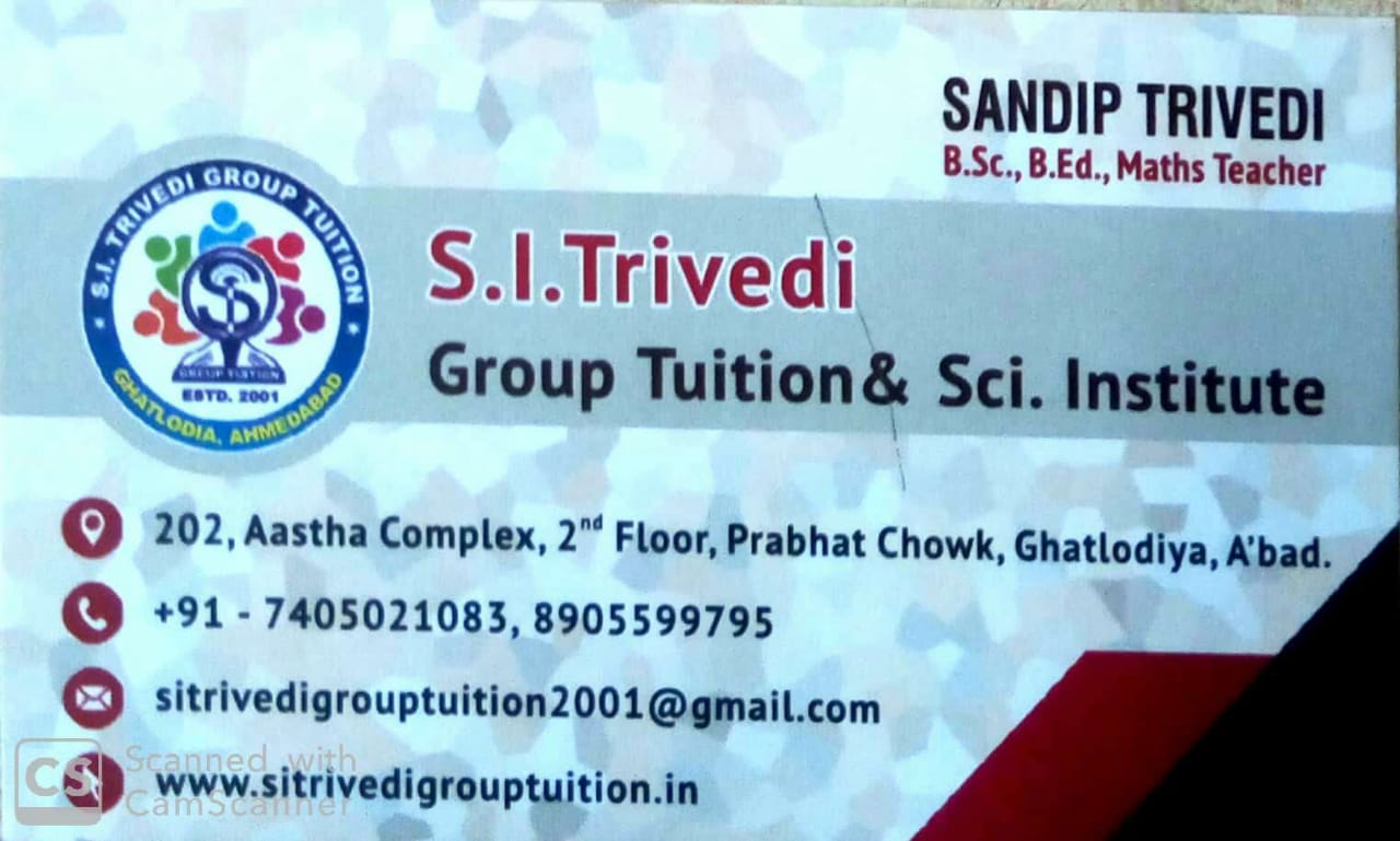 S I Trivedi Group Tuition and Science Institute